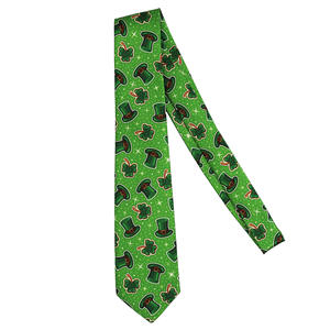 Corbata <span class=keywords><strong>de</strong></span> Nailon con Diseño <span class=keywords><strong>de</strong></span> Trébol Verde para el Día <span class=keywords><strong>de</strong></span> <span class=keywords><strong>San</strong></span> <span class=keywords><strong>Patricio</strong></span>, Ideal para Festivales Irlandeses, Bodas y Fiestas - Product Image 5
