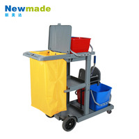 Chariot de nettoyage multifonctionnel pour chambre d'hôtel, outil de service, chariot de ménage