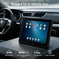 Pantalla Publicitaria para Taxi Android de 10.1 Pulgadas con 3G/4G/wifi y GPS, Pantalla de TV para Autobús, Pantalla para Respaldo de Asiento, Señalización Digital para Vehículos