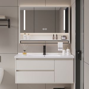 Smart washing integrated modern simple wall-mounted washbasin smart bathroom cabinet - Product Image 4
