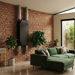 Sistema Moderno de Ventilación con Recuperación de Calor (VRH) Residencial R-410A 230V 400m3/h Flujo de Aire Fácil Instalación Certificado CE BSK - Product Image 1