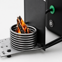 Bain à remous gonflable portable rond chauffé au bois, spa extérieur sans électricité, bain froid pour la récupération à domicile et en salle de sport