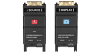 Convertisseur de média DVI vers fibre optique 4K 10 Gbit/s jusqu'à 2 km LC sur fibre monomode avec audio stéréo externe pour l'industrie de la diffusion télévisuelle