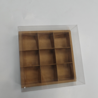 Cajas de Regalo de Lujo para Chocolates, con Diseño Innovador y Popular, de PVC, con Papel para Ventana, Personalizables, Vacías, con Rejillas de Papel