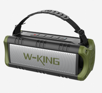 W-KING D8 Mini Enceinte Portable 30W Étanche IPX6 pour Extérieur, Haut-parleur Sans Fil avec Basses Profondes, Enceinte de Fête, Lecteur de Musique