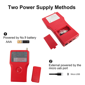 8P 6P <span class=keywords><strong>Testers</strong></span> Line Finder Telefoon Lan Optische Cat5e Cat6 Draad Meter Tracker Rj45 Rj11 Netwerkkabel Tester - Product Image 4