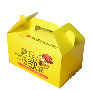 Giá tốt bao bì giấy gà rán hộp thực phẩm túi gà rán hộp thức ăn nhanh
