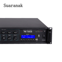 PM-250US Professionnel Public Address Amplificateur De Puissance PA Système 250 Watt 6 Zone avec MP3 FM SD BT U disque contrôle de Tonalité