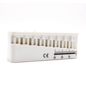 Mini blocco endodontico dentale dentista <span class=keywords><strong>Endo</strong></span> file righello autoclavabile dentaria strumento endodontico anello di misura righello - Product Image 3