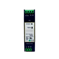 Fuente de Alimentación Voltios de 120W 24V 5A de Salida Única AC-DC para Riel DIN, para PLC, Automatización Industrial, Protección Contra Cortocircuitos, CE 91%