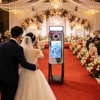 Miroir photo de mariage 40 pouces avec écran tactile pour selfies, miroir photo de fête à vendre