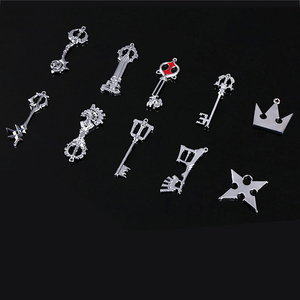 Llavero de Aleación de Metal de Alta Calidad de Kingdom Hearts, Juego de Collar con Colgante de Sora, Accesorios de Cosplay - Product Image 3