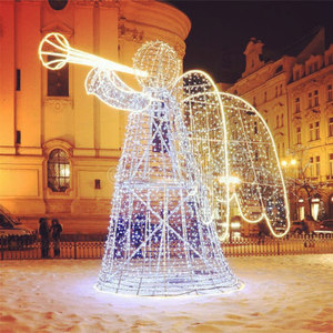 Nuevo diseño IP65, lámpara LED 3D de pie para exteriores, iluminación de paisaje para decoraciones navideñas. - Product Image 1