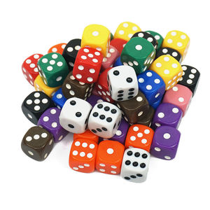 Standard 16mm Coloré Violet Brun Jeu De Bureau Dés Taille Personnalisée Logo Gravé Acrylique Adulte Choix Dés - Product Image 3