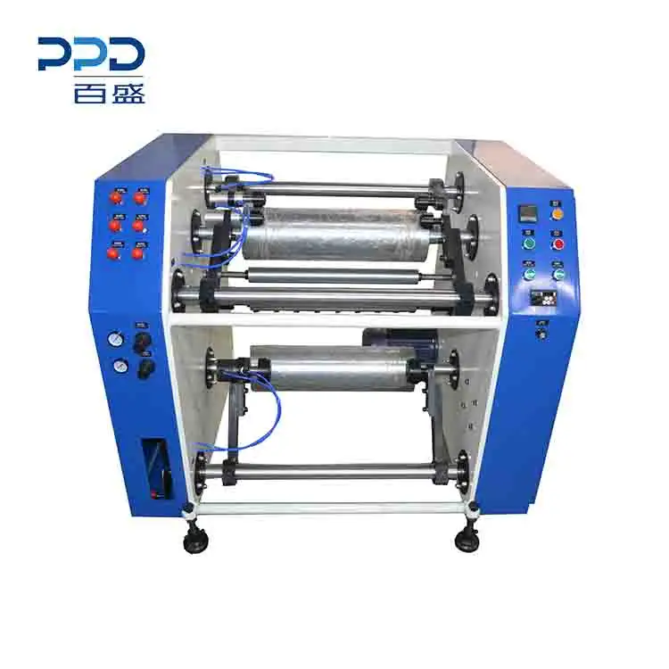 China Professional Manufacturer 2KW Semi Automatic Electric Stretch Film Rewinding Machine