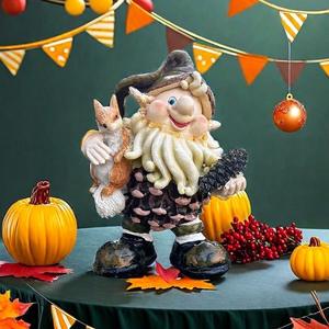 งานฝีมือเรซิ่นรูปกระรอกแคระสำหรับตกแต่งกระถางต้นไม้กลางแจ้งสวน - Product Image 5