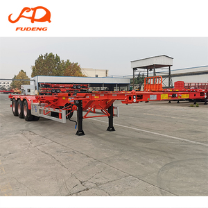 Semi-<span class=keywords><strong>remorque</strong></span> squelette spécialement conçue pour le marché africain, <span class=keywords><strong>remorque</strong></span> porte-conteneurs 20/40 pieds, <span class=keywords><strong>remorque</strong></span> porte-conteneurs 10 pieds - Product Image 6