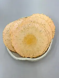 Grandi cracker di gamberetti al forno imballaggio ricco all'ingrosso snack di frutti di mare giapponesi
