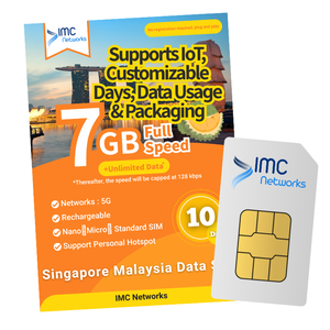 Tarjeta SIM IoT Personalizada para Roaming en Singapur y Malasia, Tarjeta SIM Internacional 4G 5G para Viajes, Tarjetas SIM para Revendedores de Telefonía Móvil - Product Image 1