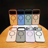 Fundas Magnéticas de Lujo con Carga Inalámbrica para iPhone 18 Pro Max 17 16 15 14 13 12 11, Carcasa Trasera Mate Antigolpes