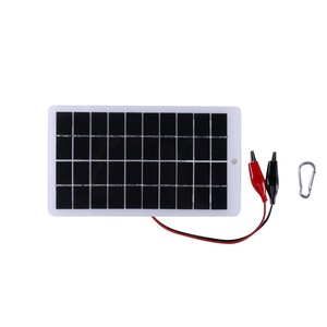 Masuyoshi Mitsu 4W 5V Polycrystalline <b>Solar</b> <b>Panel</b> With Clips For 3.7V-5V Batteries Charging - Product Image 1