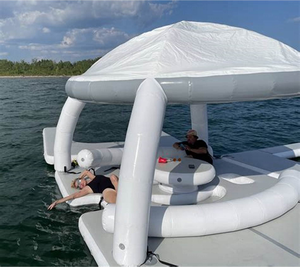 인기있는 풍선 플로팅 섬 워터 아일랜드 호수 플로팅 플랫폼 판매 - Product Image 2