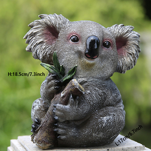 Estatuilla de la familia <span class=keywords><strong>Koala</strong></span> de simulación realista creativa estatuas de <span class=keywords><strong>Koala</strong></span> de resina lindas para la decoración del patio del césped del jardín - Product Image 5