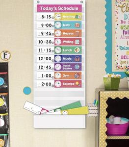 Organizador de Bolsillo Colgante Plegable de 5 Niveles, Resistente, para Horarios Diarios, para Uso en el Aula y la Oficina - Product Image 2