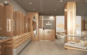 ตู้โชว์เครื่องประดับและอุปกรณ์ตกแต่งร้านค้า |   การตกแต่งภายในแบบหรูหราสำหรับร้านค้าระดับไฮเอนด์ |   บริการออกแบบและติดตั้งแบบครบวงจร - Product Image 4