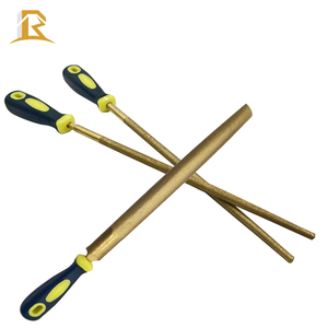 Trung Quốc Nhà Máy <span class=keywords><strong>12</strong></span> "<span class=keywords><strong>Inch</strong></span> Mạ Điện Kim Cương Phẳng Tập Tin Với Màu Vàng 305Mm Chiều Dài Nửa Vòng Tập Tin Cho Kim Loại Thủy Tinh Gỗ 120 Gr - Product Image 5