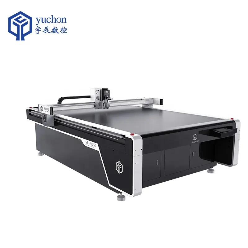 Yuchon Hot PET panel acústico de goma de plástico y cortadora de fieltro cnc