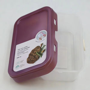 Contenedor de Alimentos con Botón de Presión Hokkaido de 500 ml/1000 ml, Contenedor de Almacenamiento de Alimentos de Plástico con Cierre a Presión - Product Image 1