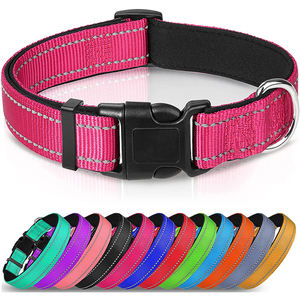<span class=keywords><strong>Collar</strong></span> de nailon para entrenamiento de perros, <span class=keywords><strong>collar</strong></span> reflectante ajustable duradero con liberación rápida - Product Image 4