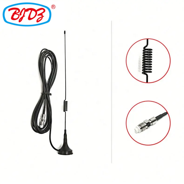 3G 4G LTE 3-12dbi Suction Cup Antenna With FME Female Connector RG174 Extension Cable Length 3M