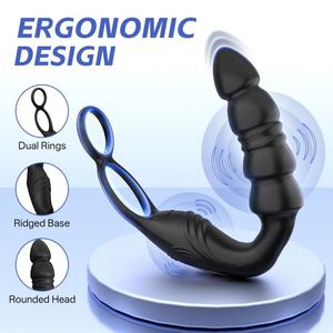 Masajeador de Próstata Inalámbrico Shawser con Terapia de Suelo Pélvico, Relajante Muscular y Alivio del Dolor - Tapón Anal Vibrador Resistente al Agua - Product Image 4