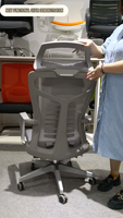 Vente chaude chaise en maille 2023 tissu chaise de bureau à dossier haut tissu chaise de loisirs pour salon et bureau