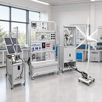 Sistema de Entrenamiento de Energía Renovable de Alto Rendimiento con Módulos de Generación Híbrida Eólica y Solar RUIMU, Alimentado Eléctricamente