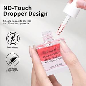 Huile nourrissante bicolore pour cuticules et ongles, hydratante, anti-gerçures, anti-casse, élimination des peaux mortes, soin des bords des ongles - Product Image 3