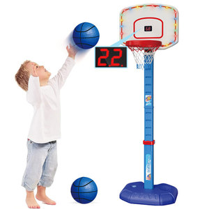 Aro <span class=keywords><strong>de</strong></span> <span class=keywords><strong>Baloncesto</strong></span> Ajustable para Niños - <span class=keywords><strong>Mini</strong></span> <span class=keywords><strong>Canasta</strong></span> <span class=keywords><strong>de</strong></span> <span class=keywords><strong>Baloncesto</strong></span> Interior con Luces LED y Marcador Electrónico para Niños <span class=keywords><strong>de</strong></span> 1 a 12 Años - Product Image 3