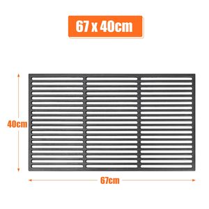 Brasero d'extérieur moderne au design épuré, en <span class=keywords><strong>fonte</strong></span> noire massif, <span class=keywords><strong>grille</strong></span> de cheminée résistante aux hautes températures, accessoires <span class=keywords><strong>pour</strong></span> ensembles de foyer - Product Image 1