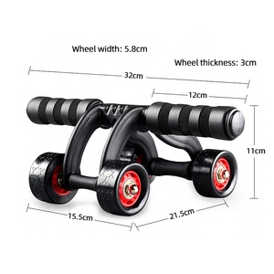 Tùy Chỉnh 4-Bánh Xe Xách Tay Cho AB Con Lăn Bánh Xe Yên Tĩnh Bọt Cho Yên Tĩnh Tập Thể Dục Tập Thể Dục Nhắm Mục Đích Abs Cơ Bắp Đào Tạo Cho Bụng - Product Image 4