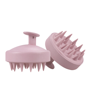 Eco Friendly Biodegradable Wheat Straw Scalp Massager Scrubber Promote Hair Growth and Dandruff Treatment Scalp Sampoo <b>Brush</b> - Product Image 3