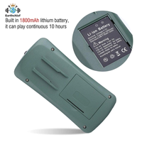 Lecteur MP3 portable longue portée pour extérieur, amplificateur de son d'oiseaux pour la chasse, télécommande électronique en plastique, appelant d'oiseaux électronique
