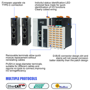 Módulo PLC de Alta Calidad de 8 Canales de Corriente Alterna, Resolución de 0.1A, IP20, <span class=keywords><strong>Anti</strong></span>-Interferencia, Datos de Alta Velocidad - Product Image 2