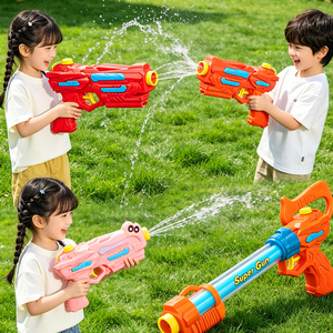 Ensemble de pistolets à <span class=keywords><strong>eau</strong></span> d'été - 3 jouets lanceurs d'<span class=keywords><strong>eau</strong></span> pour enfants, portée de 6-7 m, jouets de combat aquatique pour piscine et plage - Product Image 5