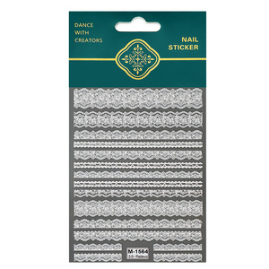 <span class=keywords><strong>Adesivi</strong></span> <span class=keywords><strong>per</strong></span> <span class=keywords><strong>Unghie</strong></span> 5D Stereoscopici in Pizzo, Decorazioni <span class=keywords><strong>per</strong></span> Nail Art in Tulle Goffrato Sottile Impermeabile Autoadesivo <span class=keywords><strong>per</strong></span> Manicure Fai-da-Te - Product Image 2