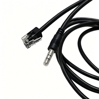 Cable Serial Tipo-C a RJ12, Convertidor USB C a RS232 con Puerto de Control de Audio de 3.5mm, Cable Divisor en Y para Computadora, Switch