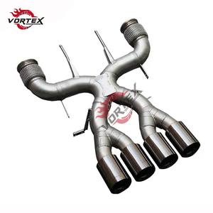 Sistema de Escape VORTEX SUS304 Valvetronic Catback para McLaren 720S (Estilo 765LT) 4.0T 2017-2024, Tubo en X, Derivación, Punta con Acabado Arenado, Instalación Directa - Product Image 5