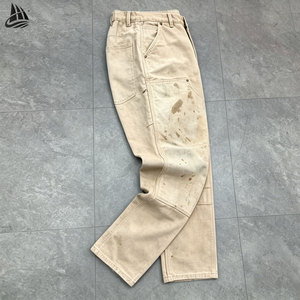 QIFAN Custom Denim Factory Heavy Duck Canvas Double Knee Front Carpenter <strong>Pants</strong> Tactical Skate <strong>Work</strong> <strong>Pants</strong> Twill <strong>Cargo</strong> <strong>Pants</strong> - Product Image 2