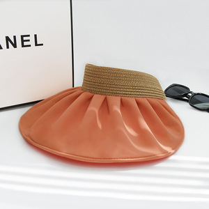 Nouveau Chapeau de Soleil Unisexe Printemps-Été 2026 à Large Bord, Protection UV, Chapeau de Paille Imperméable à Calotte Ouverte pour la Plage - Product Image 3